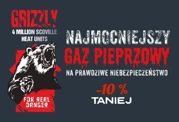 Najmocniejszy gaz pieprzowy. Zobacz.