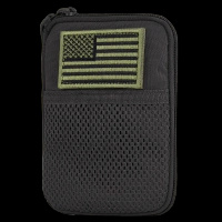 Organizer EDC Condor Pocket Pouch + US Flag Patch - Czarny - MA16-002