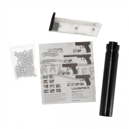 Walther - Replika pistolet ASG PPQ Navy Kit 6 mm sprężynowa