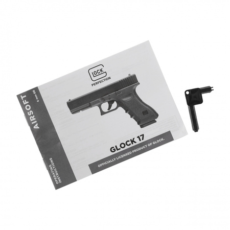 Glock - Replika pistolet ASG Glock 17. 6 mm CO2