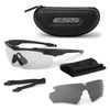 ESS - Okulary Balistyczne Crossblade 2LS Kit - Czarne - Clear & Smoke