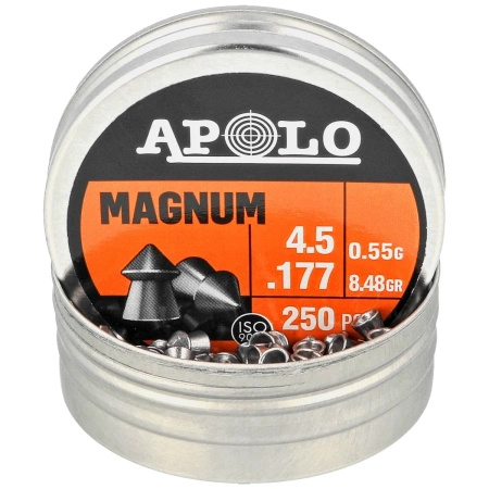 Apolo - Śrut Magnum 4.5 mm, 250 szt. 0.55g/8.48gr (12002)
