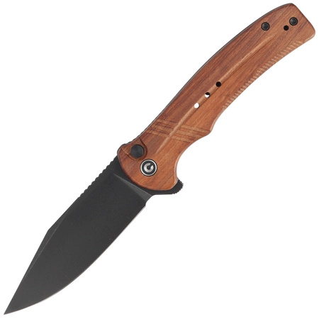 Nóż Civivi Cogent Guibourtia Wood, Black Stonewashed 14C28N (C20038D-8)