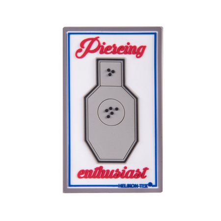Helikon - Naszywka PVC - Pierceing Enthusiast - OD-PCE-RB-20