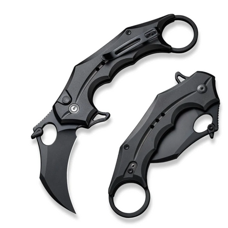 Nóż składany karambit Civivi Incisor II Black Aluminium, Black Nitro-V (C16016B-1)