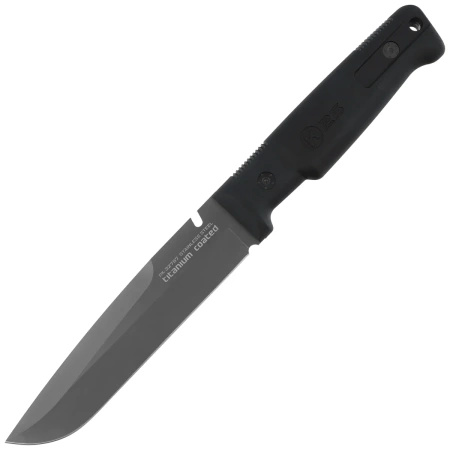 Nóż K25 RK-32757 Black Rubber, Titanium-Coated 4Cr13Mov
