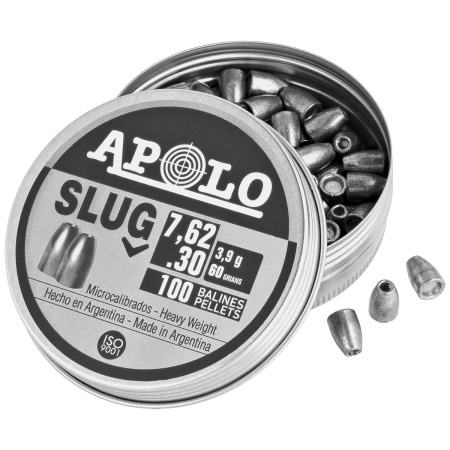Apolo - Śrut Slug 60 7.62 mm, 100 szt. 3.90g/60.0gr (19305)