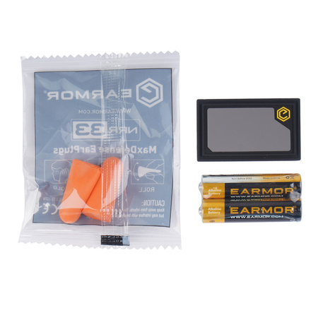 Earmor - Aktywne ochronniki słuchu M300X - Żółty - M300X-YE