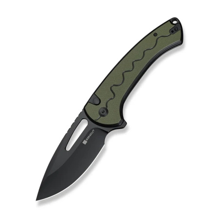Nóż składany Sencut Squiggy Black/Green G10, Black 9Cr18MoV (S24082A-2)