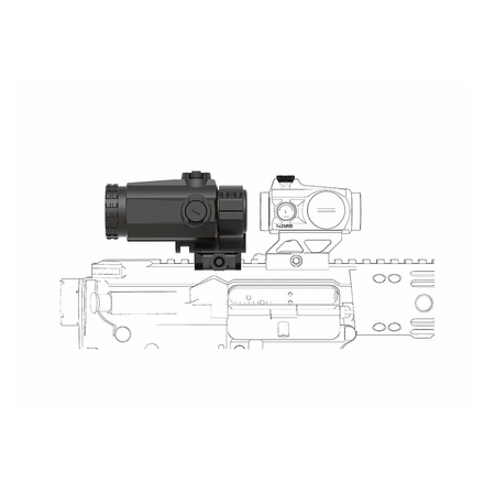 Vector Optics - Powiększalnik Maverick III 3x22 - MIL - Czarny - SCMF-31