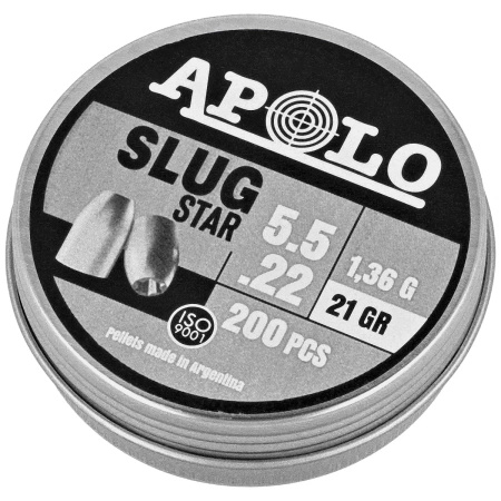 Apolo - Śrut Slug Star 21 5.5 mm, 200 szt. 1.36g/21.0gr (19312)
