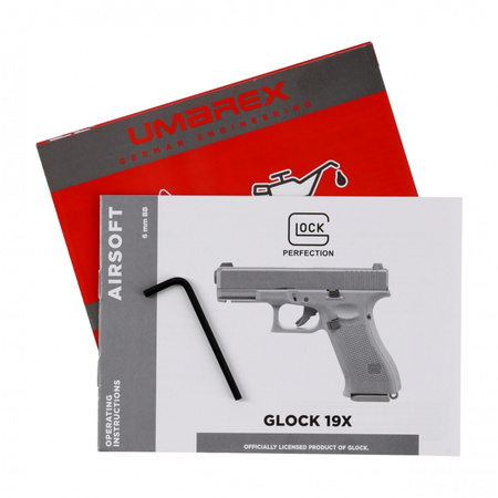 Glock - Replika pistolet ASG Glock 19X 6 mm coyote green gas