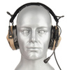 Earmor - Aktywne ochronniki słuchu M32 PLUS - Tan - M32-TN (PLUS)