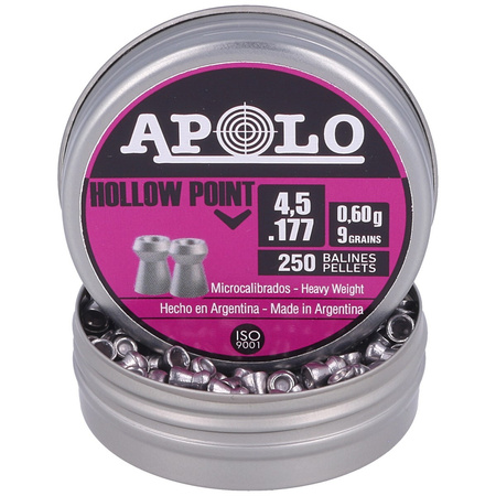 Apolo - Śrut Hollow Point 4.5 mm, 250 szt. 0.60g/9.0gr (19201)