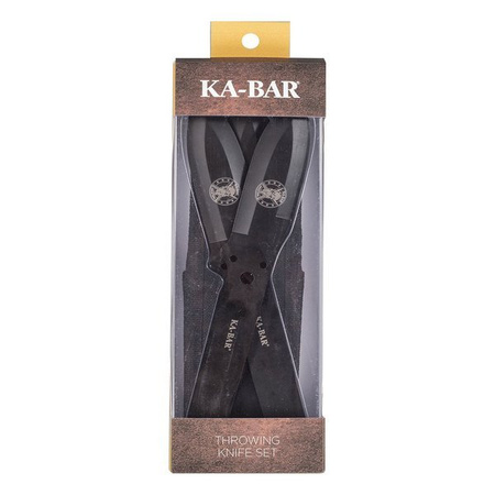 Ka-Bar 1121 - Zestaw noży do rzucania z pokrowcem - 3 szt