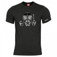 Koszulka T-shirt Pentagon Ageron Gas Mask, Black (K09012-GM-01)