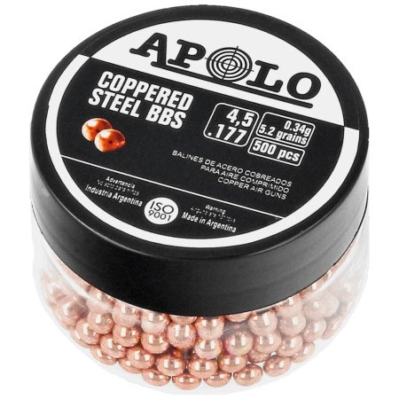 Apolo - Śrut Copper Steel BBs 4.5 mm, 500 szt. (19983)