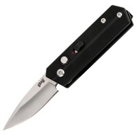 Nóż automatyczny Herbertz CJH Black G10, Satin AISI 420 (55028)