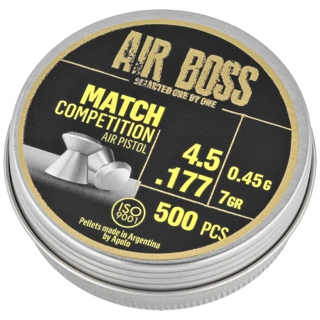 Apolo - Śrut Air Boss Match Competition Air Pistol 4.5 mm, 500 szt. 045g/7.0gr (30303)