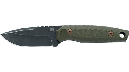 Nóż Fox KS OD Green G10, Top Shield Antracite Stonewashed Niolox by GZ Tactical Knives (FX-627 G10OD)