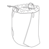 Torba zrzutowa  Direct Action Dump Pouch - Czarny - PO-DUMP-CD5-BLK
