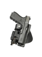 Kabura Fobus Glock 19, Walther P99, Ruger SR9/40 mocowana do pasa, rotacyjna (EM19 LH RT)