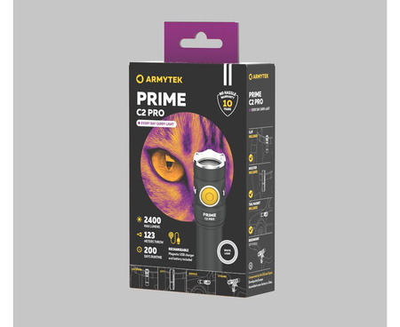 Latarka Armytek Prime C2 PRO MAGNET USB - white