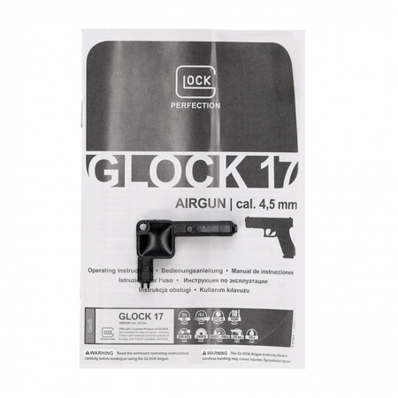 Glock - Pistolet wiatrówka Glock 17 gen 5. 4,5 mm czarny