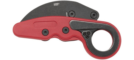 Nóż składany karambit CRKT 4041R - PROVOKE GRIVORY RED