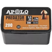 Apolo - Śrut Predator Copper 5.52 mm, 200 szt. 1.36g/21.0gr (19951-2)