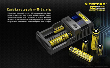 Ładowarka do akumulatorów - Nitecore SC2