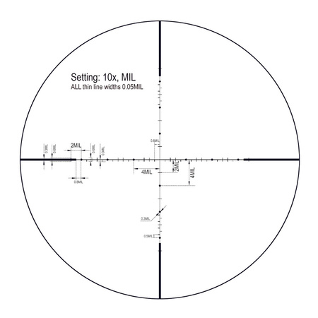VictOptics - Luneta celownicza S4 3-12x40 SFP - MDL - Czarna - OPSL31