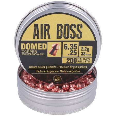 Apolo - Śrut Air Boss Domed Copper 6.35 mm, 200 szt. 2.20g/33.0gr (30200)