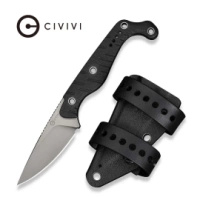 Nóż Civivi SŌKN Black G10, Stonewashed Nitro-V by Kyle Lamb (C22027-1)