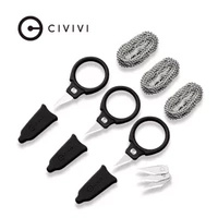 Noże na szyję 3szt Civivi Quick Snip Black ABS/Rubber, 6Cr13 (C22022A-2)