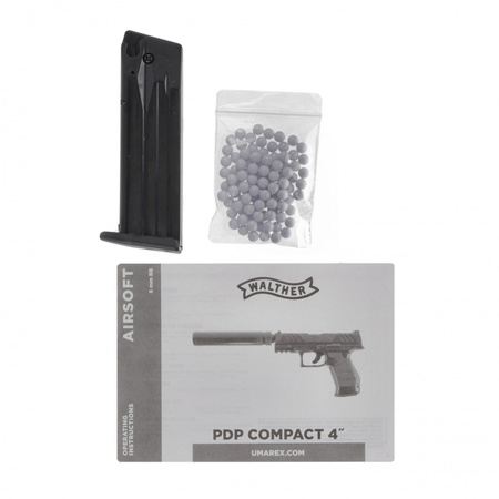 Walther - Replika pistolet PDP Compact 4" 6 mm BB sprężynowa