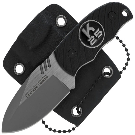 Nóż na szyję K25 Dakar Neck Knife Black G-10, Titanium Coated (32331)