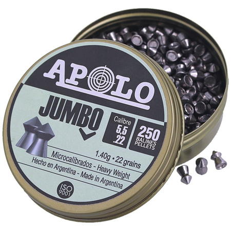 Apolo - Śrut Jumbo 5.5 mm 250 szt. 1.40g/22.0gr (19921)