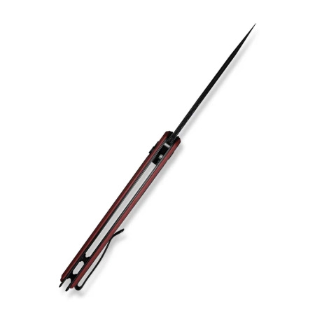 Nóż składany Sencut Squiggy Burgundy/Black G10, Black 9Cr18MoV (S24082A-3)