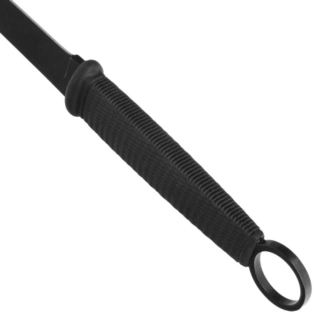 Nóż K25 Tactical Botero Tanto Black Rubber, Black Titanium 7Cr17Mov (31891)