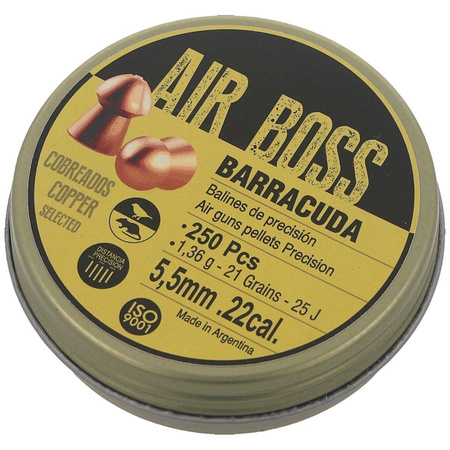 Apolo - Śrut Air Boss Barracuda Copper 5.5 mm, 250 szt. 1.36g/21.0gr (30001)