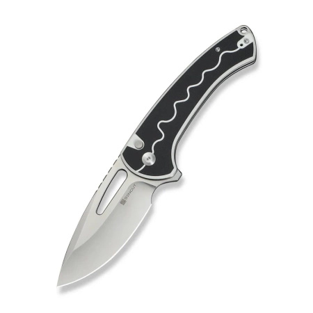 Nóż składany Sencut Squiggy White/Black G10, Satin 9Cr18MoV (S24082A-1)