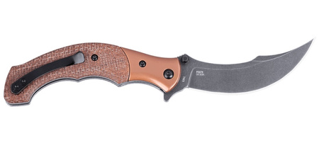 Nóż składany CRKT 7465 RITUAL COMPACT BROWN