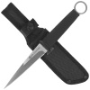 Nóż K25 Boot Knife Rubber Black, Titanium Coated Brushed 3Cr13Mov (32693)