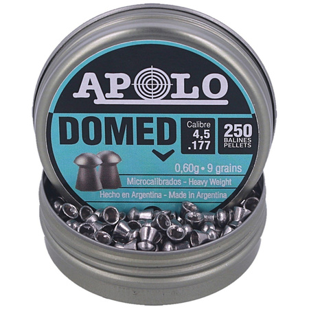 Apolo - Śrut Domed 4.5 mm, 250 szt. 0.60g/9.0gr (19914)
