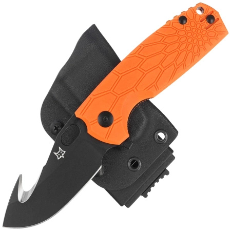 Nóż składany FOX CORE Hunter Orange FRN, Black Idroglider Becut by Jesper Voxnæs (FX-624 OR)