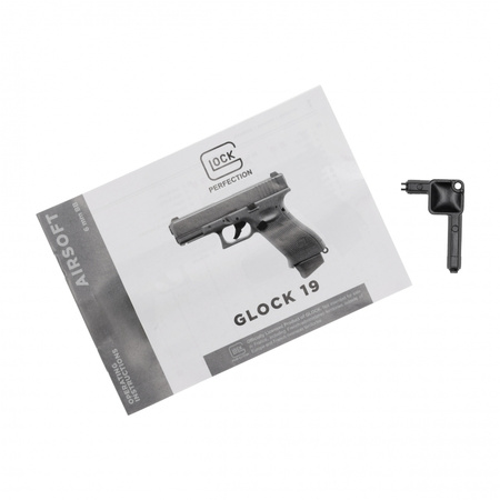 Glock - Replika pistolet ASG Glock 19X 6 mm coyote CO2