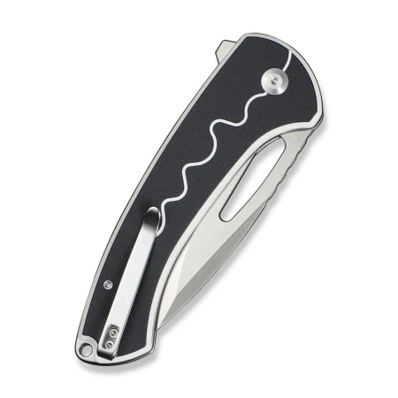 Nóż składany Sencut Squiggy White/Black G10, Satin 9Cr18MoV (S24082A-1)