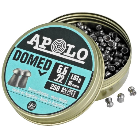 Apolo - Śrut Domed 5.52 mm, 250 szt. 1.03g/16.0gr (19916-2)