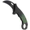 Nóż karambit Herbertz Solingen Black-Green 60mm (575212)